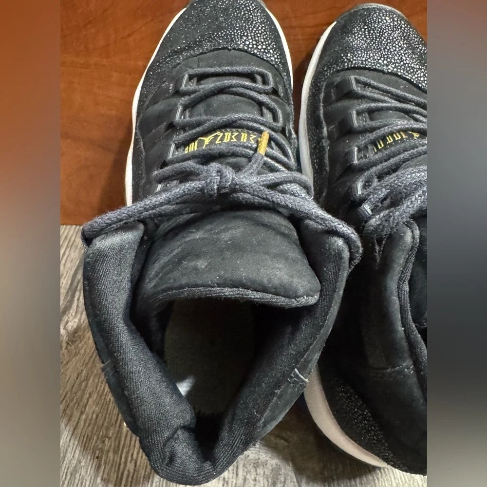 Nike Black and Gold Athletic Shoes
